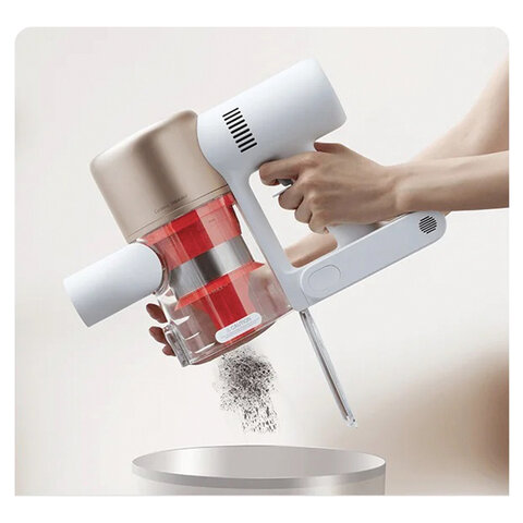 Пылесос вертикальный беспроводной XIAOMI Mi Vacuum Cleaner G9+, 2в1, 400 Вт, контейнер 0,6 л, белый, BHR6185EU