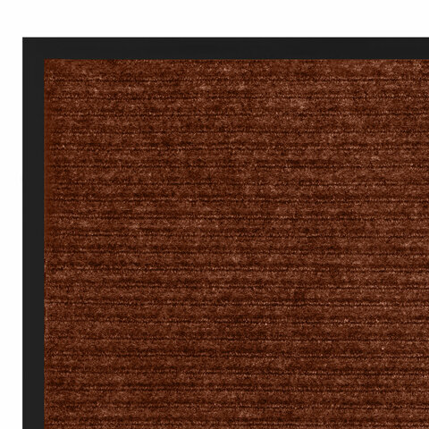 Коврик ДОРОЖКА 0,9х10 м, КОРИЧНЕВЫЙ, влаго-грязезащита, 430 г/м2, ребристая, LAIMA EXPERT, 701044