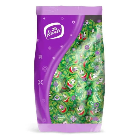 Конфеты желейные KONTI "Живинка" со вкусом арбуза, 1000 г, пакет, 9287