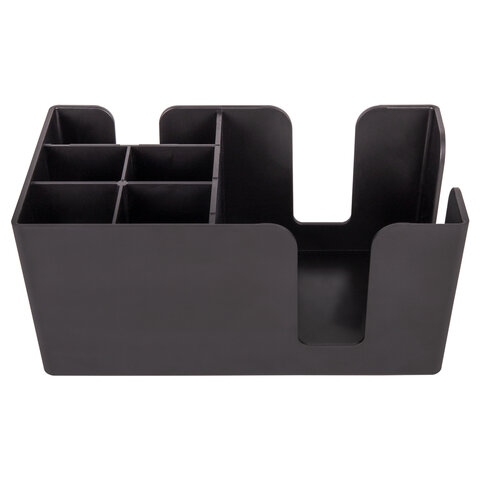 Подставка органайзер барный (шесть отделений) для салфеток, сахара, размешивателей, зубочисток, трубочек, ложечек, LAIMA, 608100