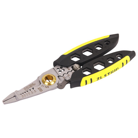 Плоскогубцы многофункциональные 25 в 1, 185 мм, нержавеющая сталь AISI420, ГРАНДМАСТЕР, PL-185, 671262