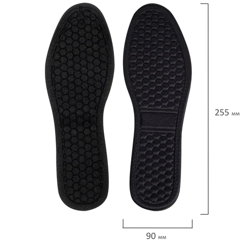 Стельки для обуви с МАССАЖНЫМ ЭФФЕТОМ, материал HI-POLY, размер RU 34-39 / EU 35-40, с линиями выреза, SHEGRA (ШЕГРА), 700754