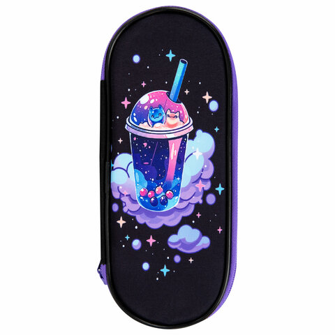 Пенал-футляр BRAUBERG, 1 отделение, органайзер, полиэстер, 22x9х5 см, "Spaceshake", 273565