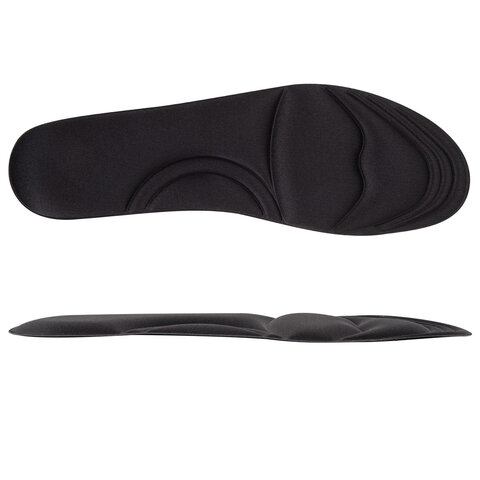 Стельки для обуви с ЭФФЕКТОМ ПАМЯТИ, материал MEMORY FOAM, размер RU 39-44 / EU 40-45, с линиями выреза, SHEGRA (ШЕГРА), 700745