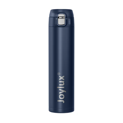 Термокружка 520 мл JOYLUX (ДЖОЙЛЮКС) ULTRA BLUE, нержавеющая сталь SUS304, синий матовый, 700278