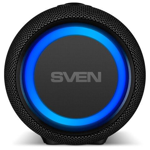 Колонка портативная SVEN PS-340, 24 Вт, TWS, Bluetooth, FM, USB, черный, SV-021283