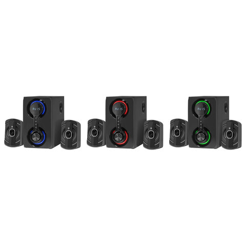 Колонки компьютерные DEFENDER Eclipse, 2.1, 40 Вт, Bluetooth, FM, USB, SD, AUX, черные, 65593