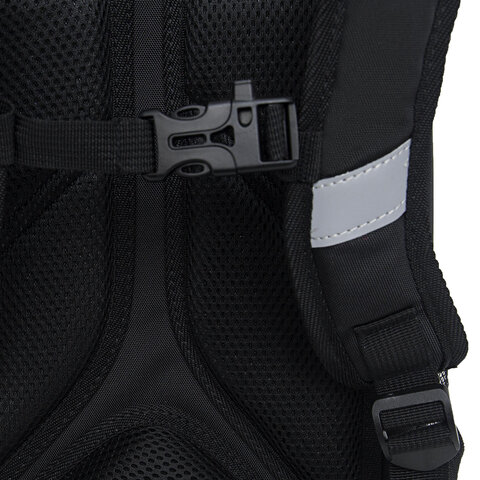 Ранец GRIZZLY анатомическая спинка, облегченный, 1 отделение, для девочек, "UNIQUE", 37х26х16 см, RAw-496-1/2