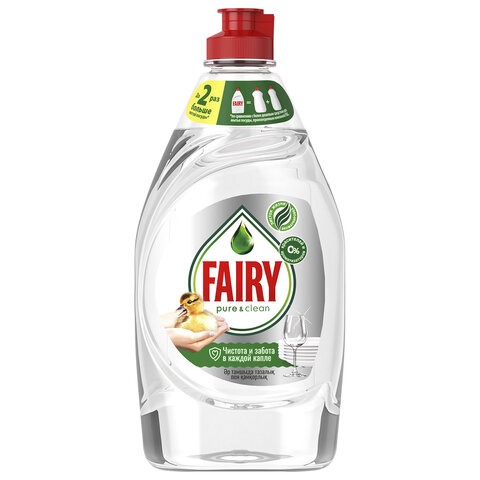 Средство для мытья посуды 450 мл, FAIRY (Фейри) "Pure & Clean", 80841039