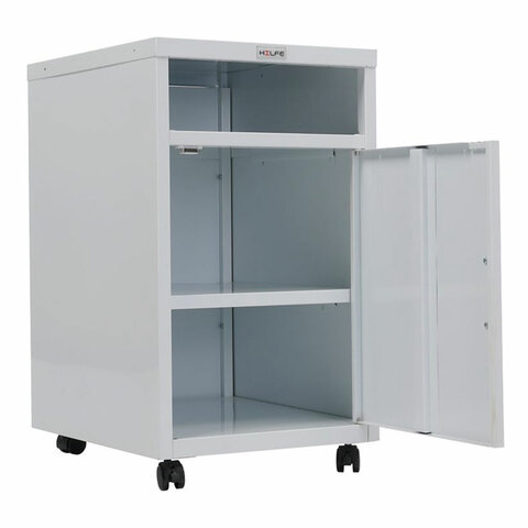 Тумба медицинская подкатная HILFE "МД ТП-3" 710х420х490 мм, цвет белый, S26199403309