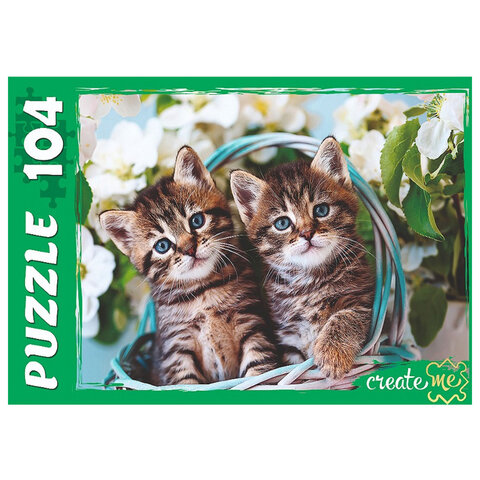 Пазл картонный "МАКСИ-ПАЗЛЫ", АССОРТИ, 180х125х40 мм, РК