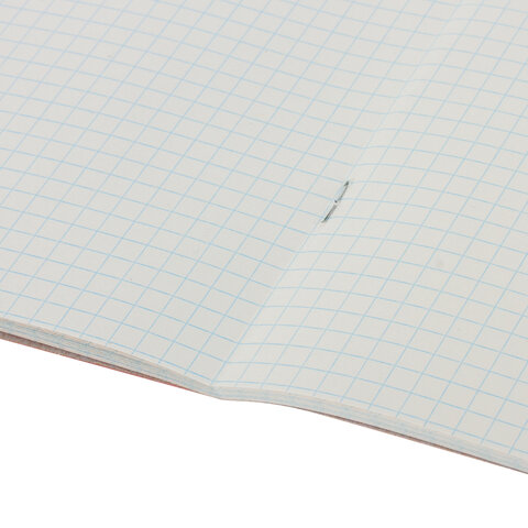 Тетрадь А5, 48 л., STAFF, скоба, клетка, офсет №2 ЭКОНОМ, обложка картон, "ОДИН ЦВЕТ" (точки), 402782