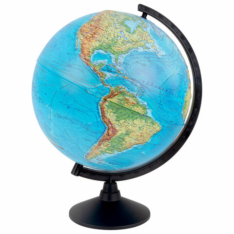 Глобус физический Globen "Классик", 32 см, рельефный, К013200219