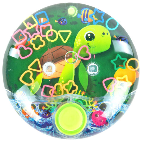 Водная игра ПОДВОДНЫЙ МИР, 10х10 см, колечки, ассорти, 4 вида, JOLLY JOT (ДЖОЛЛИ ДЖОТ), 665995