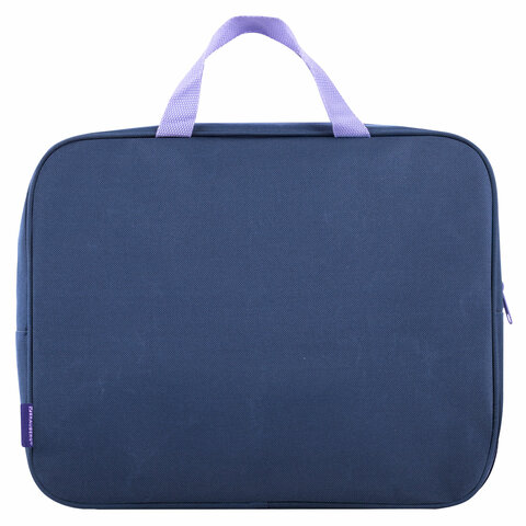 Папка на молнии с ручками BRAUBERG А4, 1 отделение, полиэстер, 80 мм, "Anime cat", 272174