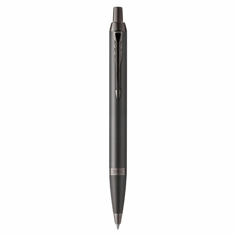 Ручка шариковая PARKER "IM Professionals Monochrome Titanium", корпус темно-серый, сталь, синяя, 2172961