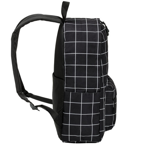 Рюкзак HEIKKI POSITIVE (ХЕЙКИ) универсальный, карман-антивор, "Checkered", 42х28х14 см, 272547