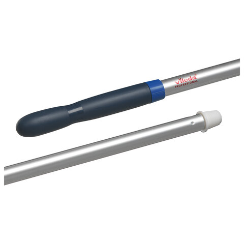 Черенок рукоятка 150 см, VILEDA PROFESSIONAL для инвентаря с еврорезьбой, d=2,2 см, алюминиевый, 506271