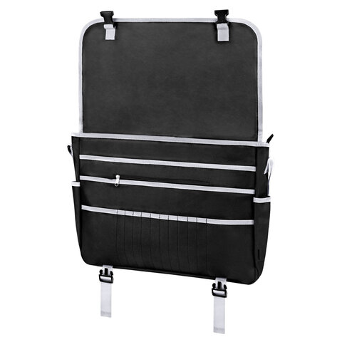 Сумка для художника БОЛЬШАЯ А3+ (46 см х 36 см), 3 отделения, черная, BRAUBERG ART CLASSIC, 272983