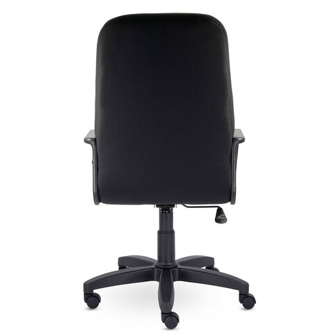 Кресло офисное "Менеджер", ткань, монолитный каркас, черное С-11, В-14