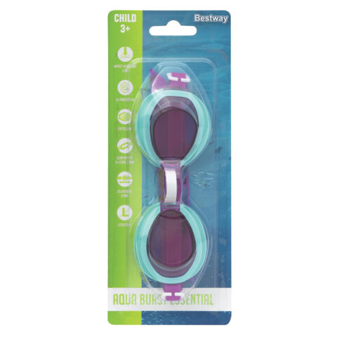 Очки для плавания "Lil' Lightning Swimmer" от 3 лет, АССОРТИ, BESTWAY, 21002