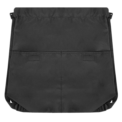 Рюкзак спортивный мешок HEIKKI PACK (ХЕЙКИ), 2 отделения, увеличенный объем, 40х35 см, черный, 272419