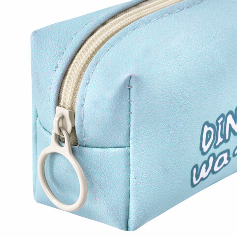 Пенал мягкий ПИФАГОР, 1 отделение, ПВХ, ассорти "Dinos", 20x6х4 см, 273823