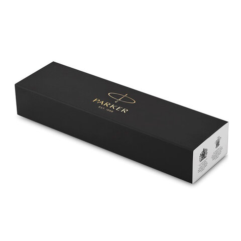 Ручка гелевая PARKER "Jotter Stainless Steel CT", корпус серебристый, детали из нержавеющей стали, черная, 2020671