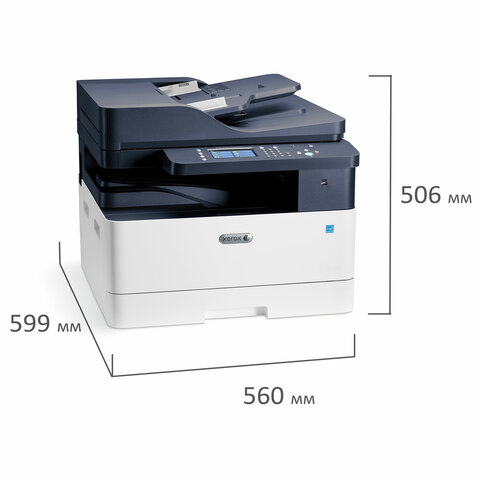 МФУ лазерное XEROX B1025dnа "3 в 1", А3, 25 стр./мин., 50000 стр./мес., ДУПЛЕКС, АПД, сетевая карта, B1025DNA
