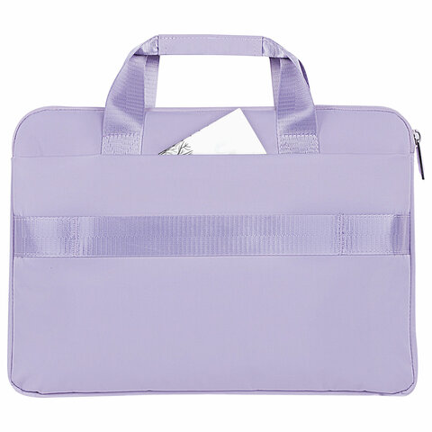 Сумка портфель HEIKKI ULTRA (ХЕЙКИ) с отделением для ноутбука 15,6", Lavender, лавандовая, 28х39х3 см, 272610