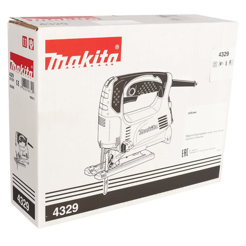 Лобзик сетевой, 450 Вт, 3100 об/мин, глубина реза 65 мм, MAKITA 4329