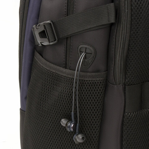 Рюкзак BRAUBERG FUNCTIONAL с отделением для ноутбука, 2 отделения, крепление на чемодан, "Practic", 48х20х32 см, 229874