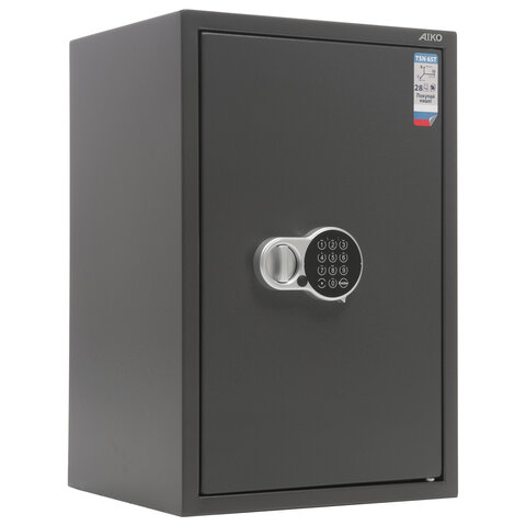 Сейф AIKO "TSN-65ТEL", 650х435x381 мм, 28 кг, электронный замок, полка, трейзер, S10399540914