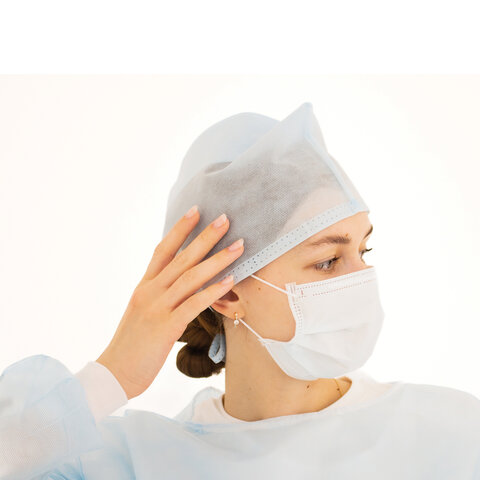 Комплект одноразовой одежды для хирурга КХ-04 стерильный 3 предмета, ГЕКСА