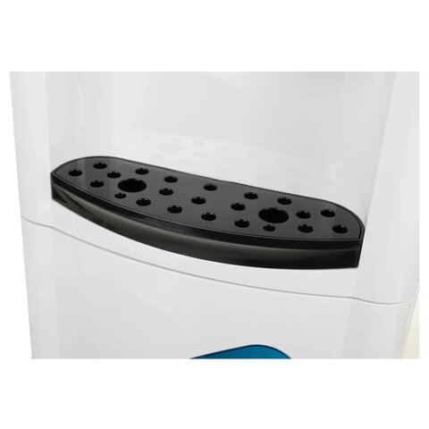 Водораздатчик-кулер БЕЗ НАГРЕВА И ОХЛАЖДЕНИЯ, AQUA WORK 0.7-LWR, напольный, шкаф, 2 крана, белый, 23211