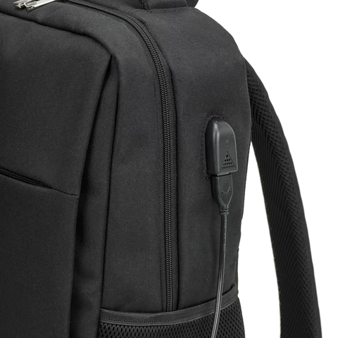 Рюкзак BRAUBERG FUNCTIONAL с отделением для ноутбука, USB-порт, багажная лента, "Firm", 43x30x15 см, 272576