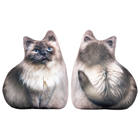 Игрушка мягкая АНТИСТРЕСС "КОШКИ", Бифлекс, ассорти, высота 30 см, 10 видов, WOOZOO (ВУЗУ), 666359