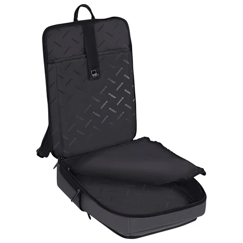 Рюкзак HEIKKI ELECT (ХЕЙКИ) универсальный, отделение для ноутбука, USB-порт, серый, 44х30х16 см, 273863