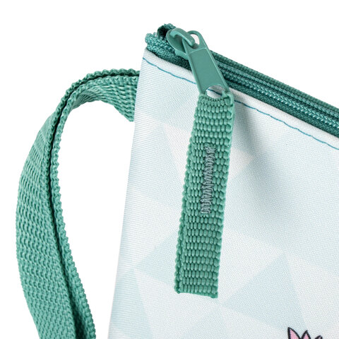 Папка для тетрадей BRAUBERG А4, 1 отделение, полиэстер, на молнии, с ручкой, "Cactus", 270325