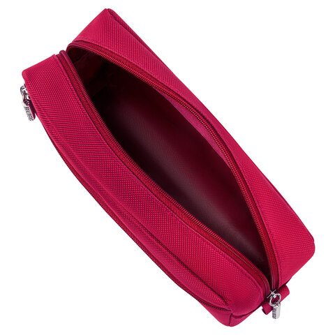 Пенал мягкий BRAUBERG, 2 отделения, ассорти 3 цвета, "Basic", 19х9х4 см, дисплей, 273611