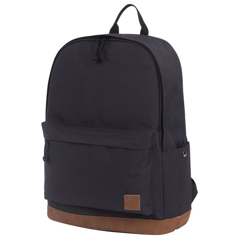 Рюкзак BRAUBERG URBAN универсальный, "Black Melange", черный, 43х30х17 см, 228841
