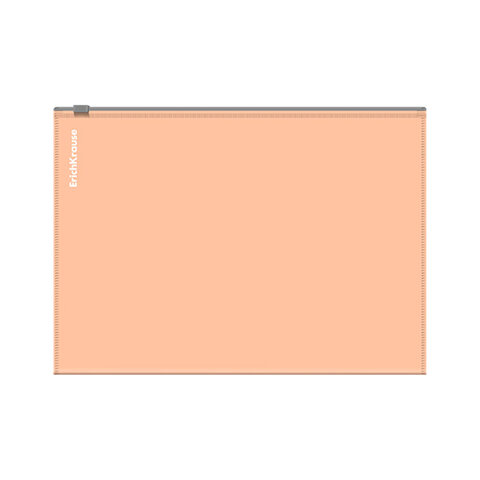 Папка-конверт на молнии ERICH KRAUSE "Matt Pastel Bloom" А5+ (250х180 мм), ассорти, 0,18 мм, 61170