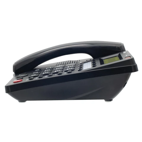 Телефон RITMIX RT-550 black, АОН, спикерфон, память 100 номеров, тональный / импульсный режим, черный, 80001483