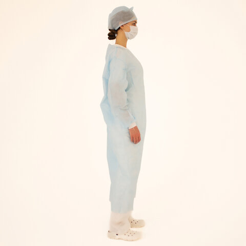 Комплект одноразовой одежды для хирурга КХ-04 стерильный 3 предмета, ГЕКСА