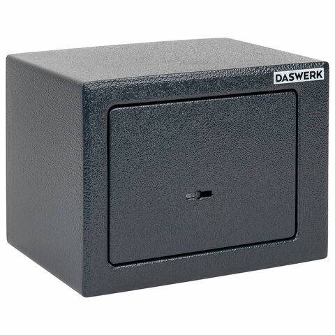 Сейф мебельный DASWERK (ДАСВЕРК) SC-170KL (170х230х170 мм), ключевой замок, графит, 291337