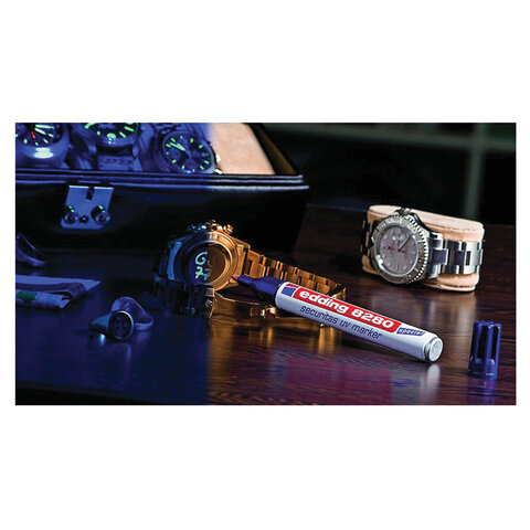 Маркер ультрафиолетовый EDDING 8280, круглый наконечник 1,5-3 мм, E-8280