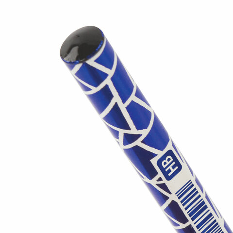 Карандаш чернографитный BRAUBERG "PREMIUM TURKEY", 1 шт., "Mosaic", НВ, ассорти, дисплей, 181569