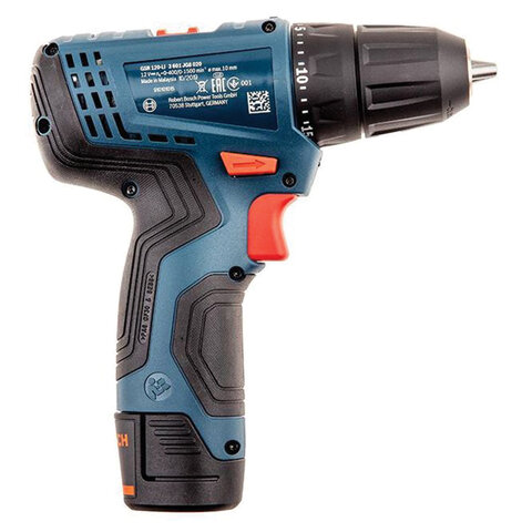 Дрель-шуруповерт аккумуляторный, 12 В, 0-1500 об./мин, BOSCH GSR 120-LI PROFESSIONAL 06019G8020
