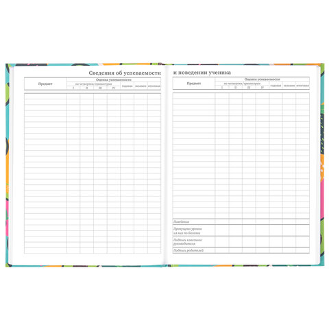 Дневник 5-11 класс 48 л., твердый, BRAUBERG, блестки, с подсказом, "Avocado", 106419