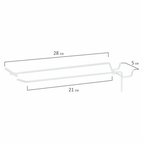 Стойка для размещения товара напольная MONTE VITA (МОНТЕ ВИТА), 211x58x58 см, 150 крючков, 507505